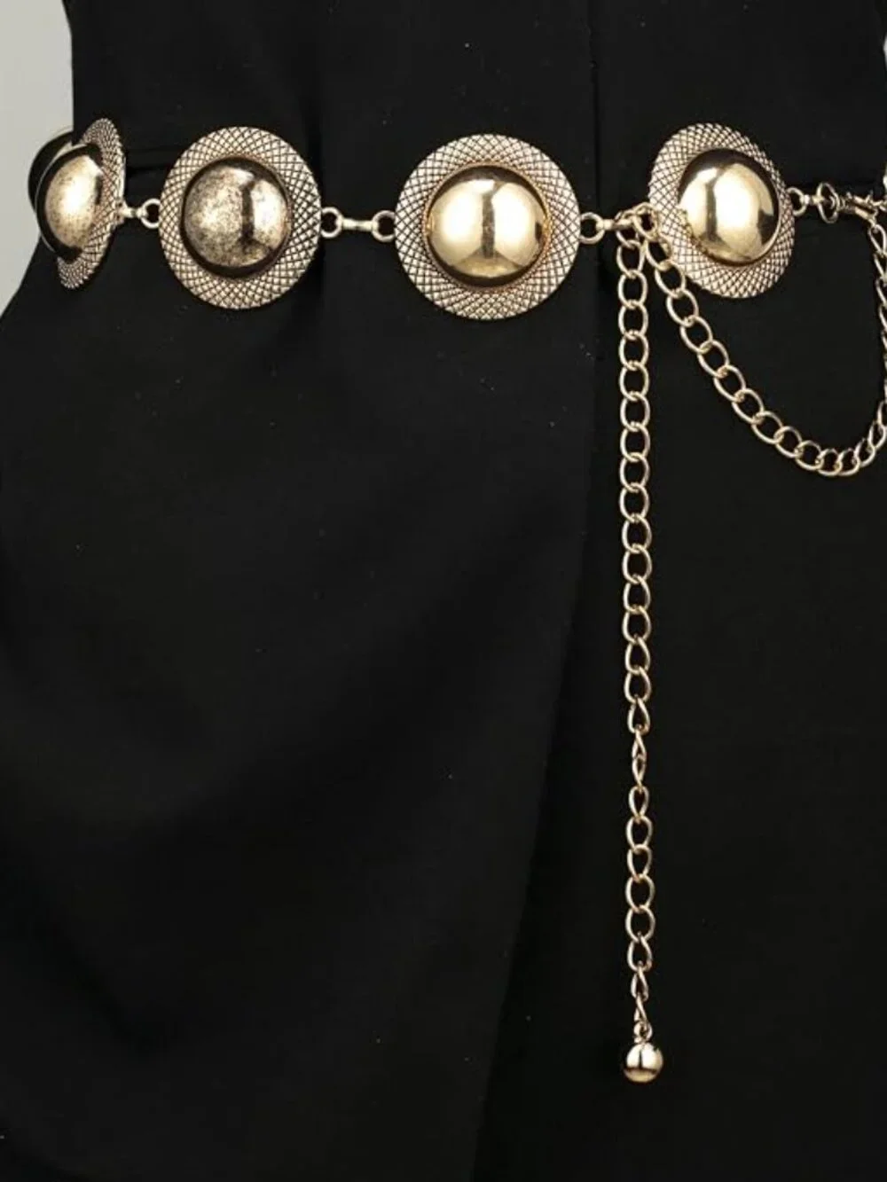 Western Metal Concho Belt for Women Cowgirl Waist Chain for Women Dress Pants Ad